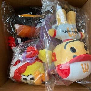 McDonald's Plant Flea Market collectable plushies